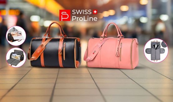 Sac de voyage luxe pratique multi-rangements Swiss ProLine