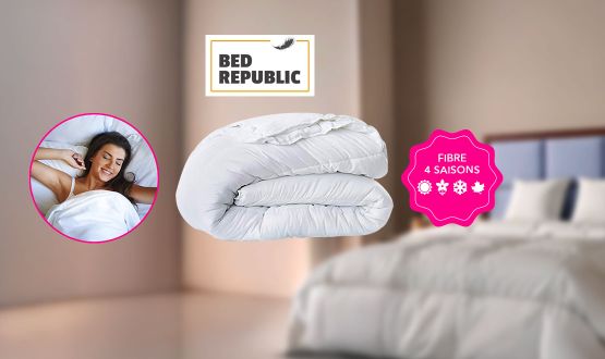 Duvet en fibre 4 saisons hiver-printemps-été-automne BED REPUBLIC