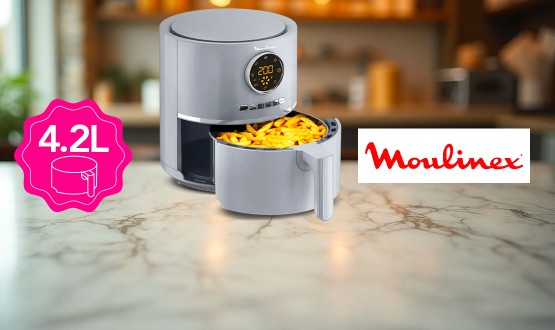 Friteuse à air chaud Air Fryer 4,2L (sans huile) MOULINEX