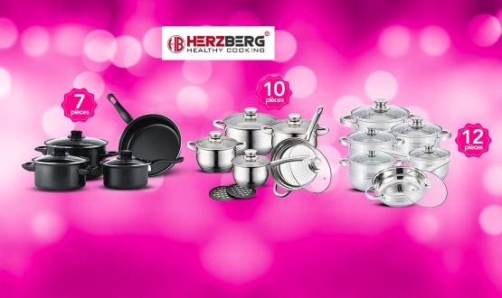Batterie de cuisine tous feux dont Induction Herzberg