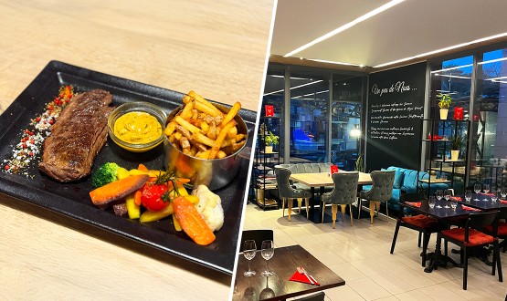 Menu Bavette de boeuf avec entrée et dessert dès 2 personnes