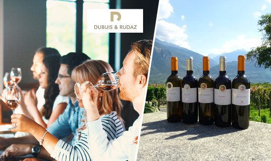 Plateau de dégustation de 4 vins accompagné de tapas pour 2 personnes 