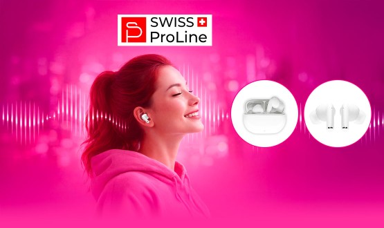 Écouteurs sans fil Bluetooth Swiss ProLine