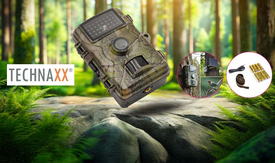 Caméra d'observation d'animaux 4K avec vision nocturne TECHNAXX