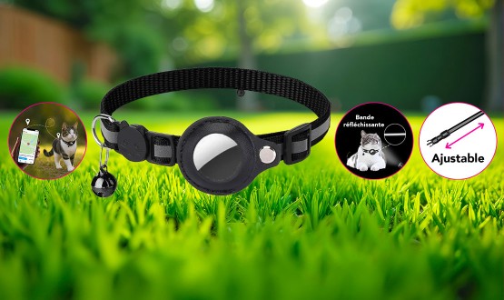 Collier pour chat avec tracker et GPS intégré LOPOTIT CHAT