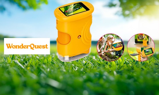 Microscope révolutionnaire portable et pratique WONDERQUEST
