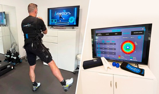 Entraînement par électrostimulation (EMS) et mesure des données corporelles