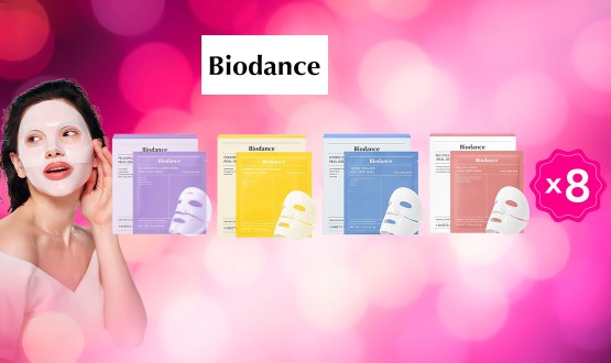 Set de 8 masques de beauté coréen BIODANCE