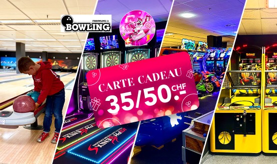 Bon d'achat de CHF 35.- ou CHF 50.- à FriBowling 