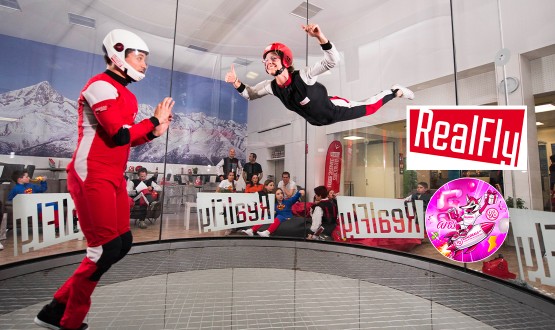 RealFly - 2 Vols pour 1 adulte dans un Simulateur de Chute Libre