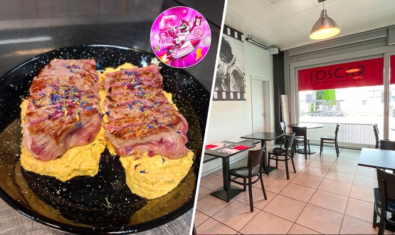 Menu Poêlon de bœuf, sauce Café de Paris maison avec entrée et dessert pour 2 personnes 