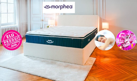 Matelas avec mousse à mémoire de forme - épaisseur 30cm - MORPHEA (Elu produit de l'année)