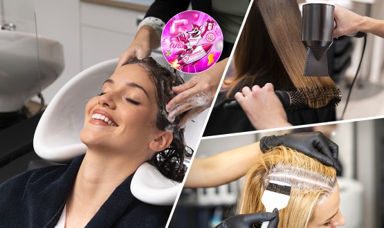 Shampoing, coupe et brushing avec ou sans coloration racine 