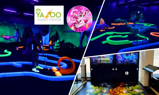 Partie de Minigolf Fluo (enfant et/ou adulte)