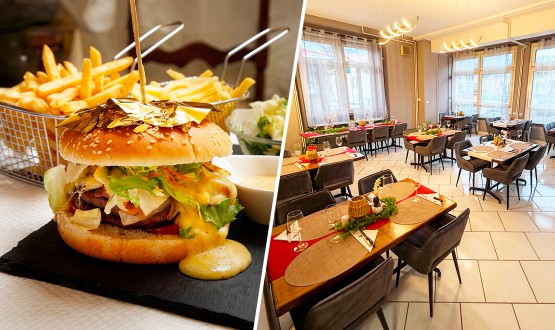 Menu Burger Gold avec entrée ou dessert dès 2 personnes