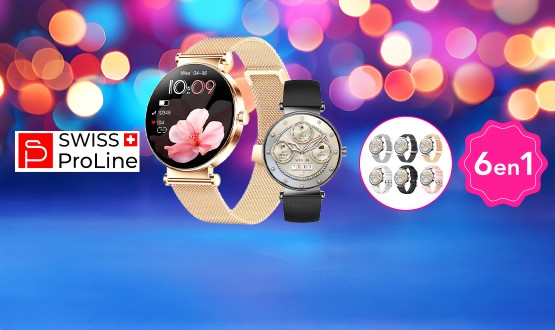 Montre connectée luxe 6en1 Swiss ProLine