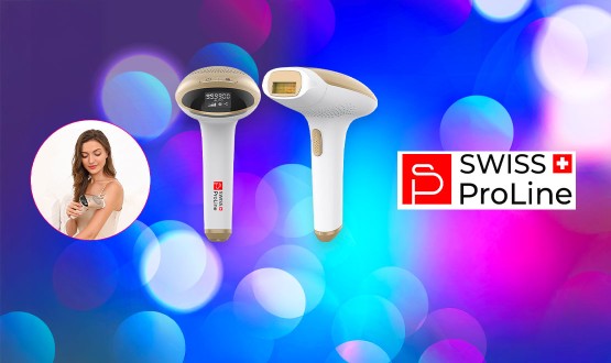 Épilateur professionnel IPL puissant à lumière pulsée Swiss ProLine