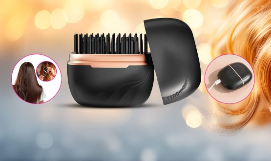 Mini lisseur de poche rechargeable portable et pratique