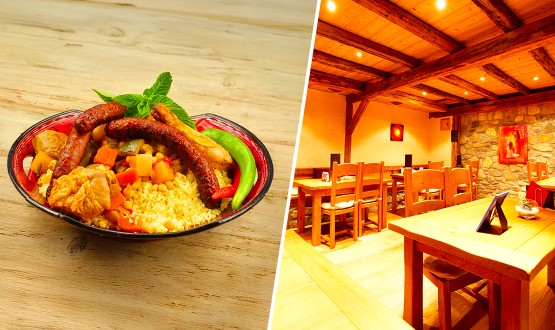 Couscous Royal avec Thé marocain et gourmandise dès 2 personnes