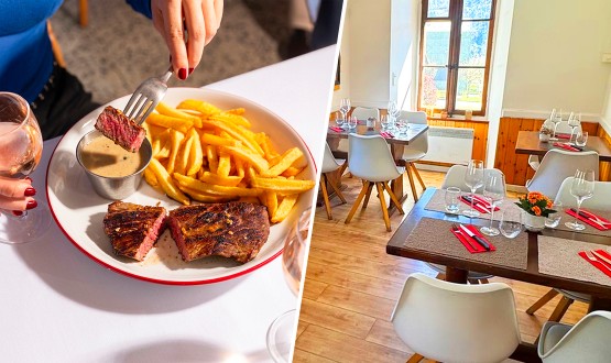 Filet de Boeuf sauce Morilles avec dessert dès 2 personnes