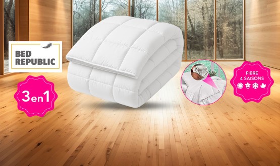 Duvet 4 saisons 3en1 séparable et modulable BED REPUBLIC