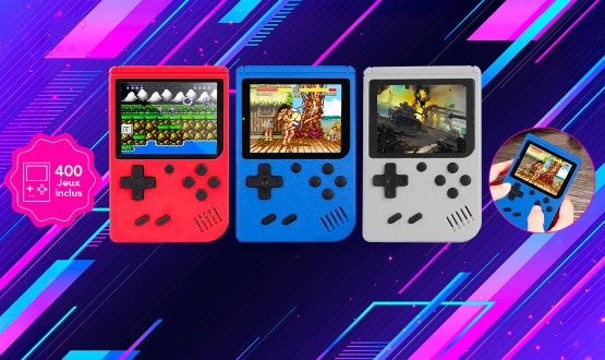 Console de jeux rétro (400 jeux inclus)
