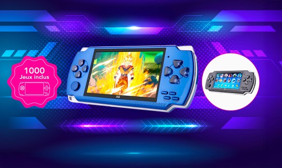 Console de jeux rétro (1000 jeux inclus)