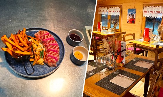Menu Entrecôte avec entrée et dessert dès 2 personnes 