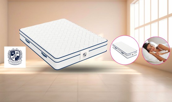 Matelas 2en1 à mémoire de forme et effet rafraichissant - épaisseur 30cm - SOVEREIGN