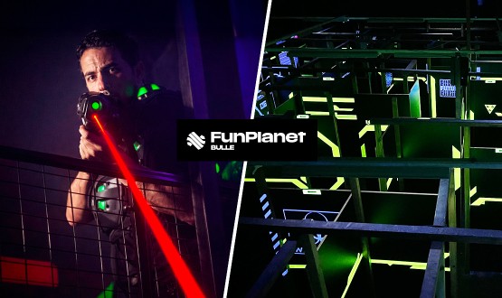 2 parties de Laser Game au FunPlanet de Bulle pour 1 à 4 personnes