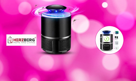 Lampe UV anti moustiques rechargeable et pratique HERZBERG