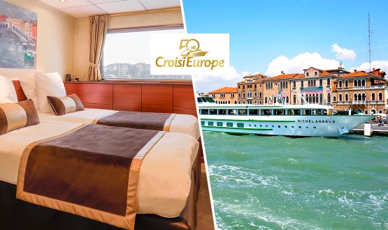 Croisière à Venise de 6 Jours / 5 Nuits avec Pension Complète, Boissons Incluses et Soirée de Gala 