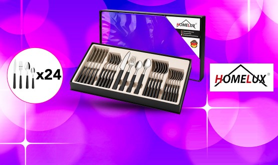 Set de 24 couverts HOMELUX