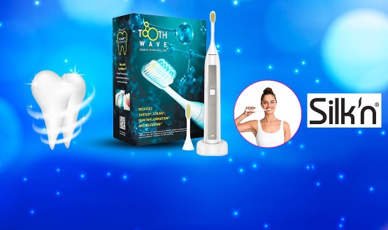 Brosse à dents électrique sonique sans fil SILK'N