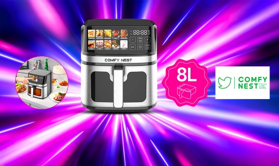 Friteuse à air chaud Air Fryer 8L (sans huile) COMFY NEST