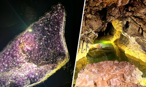 Visite féerique des Grottes de Vallorbe pour 2 personnes