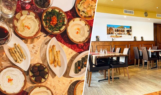 Menu complet Libanais au choix (viande ou végétarien) dès 2 personnes