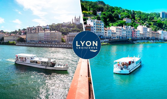 Croisière promenade au fil de la Saône à Lyon jusqu'à 90 minutes