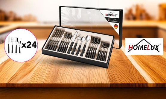 Set de 24 couverts HOMELUX