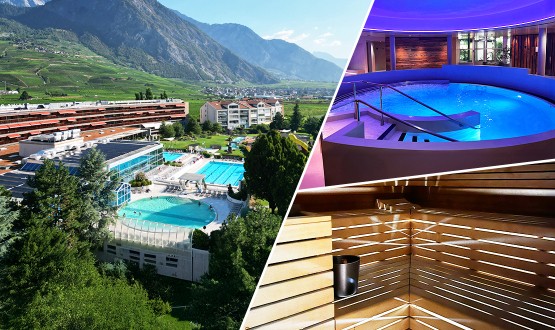 1 Entrée au Spa Cinq Mondes avec accès aux Bains de Saillon