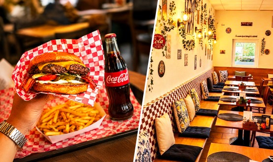 Burger au choix avec frites et boisson dès 2 personnes 