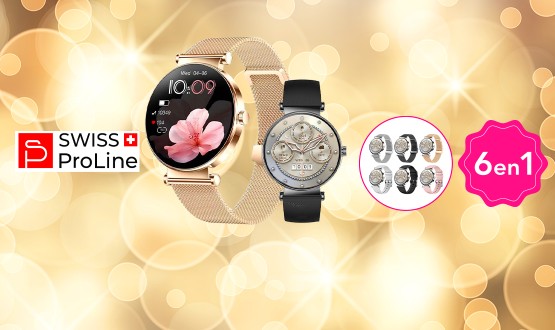 Montre connectée luxe 6en1 Swiss ProLine