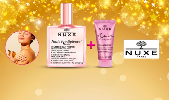 Set Huile Prodigieuse 100ml et Shampooing Prodigieux 30ml NUXE