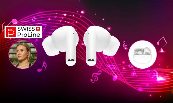 Écouteurs sans fil Bluetooth Swiss ProLine