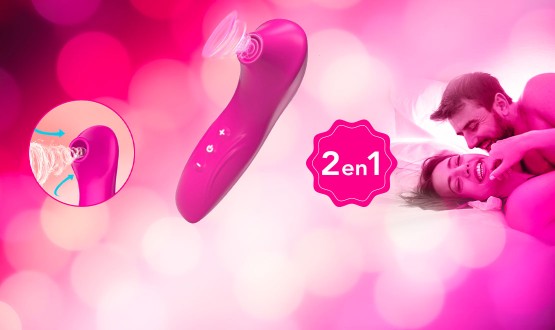 Sextoys 2en1 SUCKY (Vibration et Aspiration)