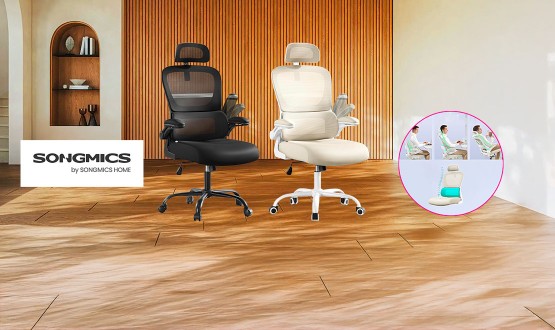 Chaise de bureau SONGMICS