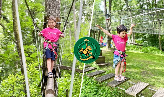 Parcours Aventure Accrobranche illimité à Forestland Parc de Loisirs dès 2 personnes