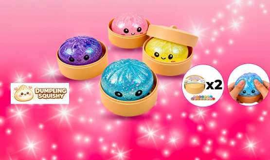 Set de 2 anti-stress DUMPLING SQUISHY