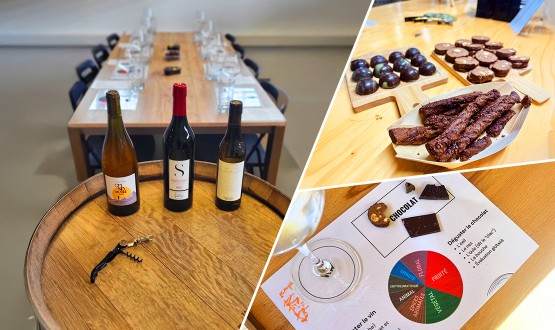 Dégustation de vins et de chocolats à domicile dès 4 personnes