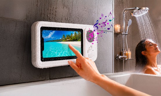 Coque de smartphone waterproof avec haut parleur intégré